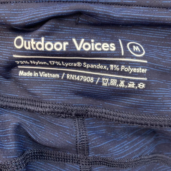 Outdoor Voices Tech Sweat 7/8 Leggings Baltic Blue - Picture 8 of 8